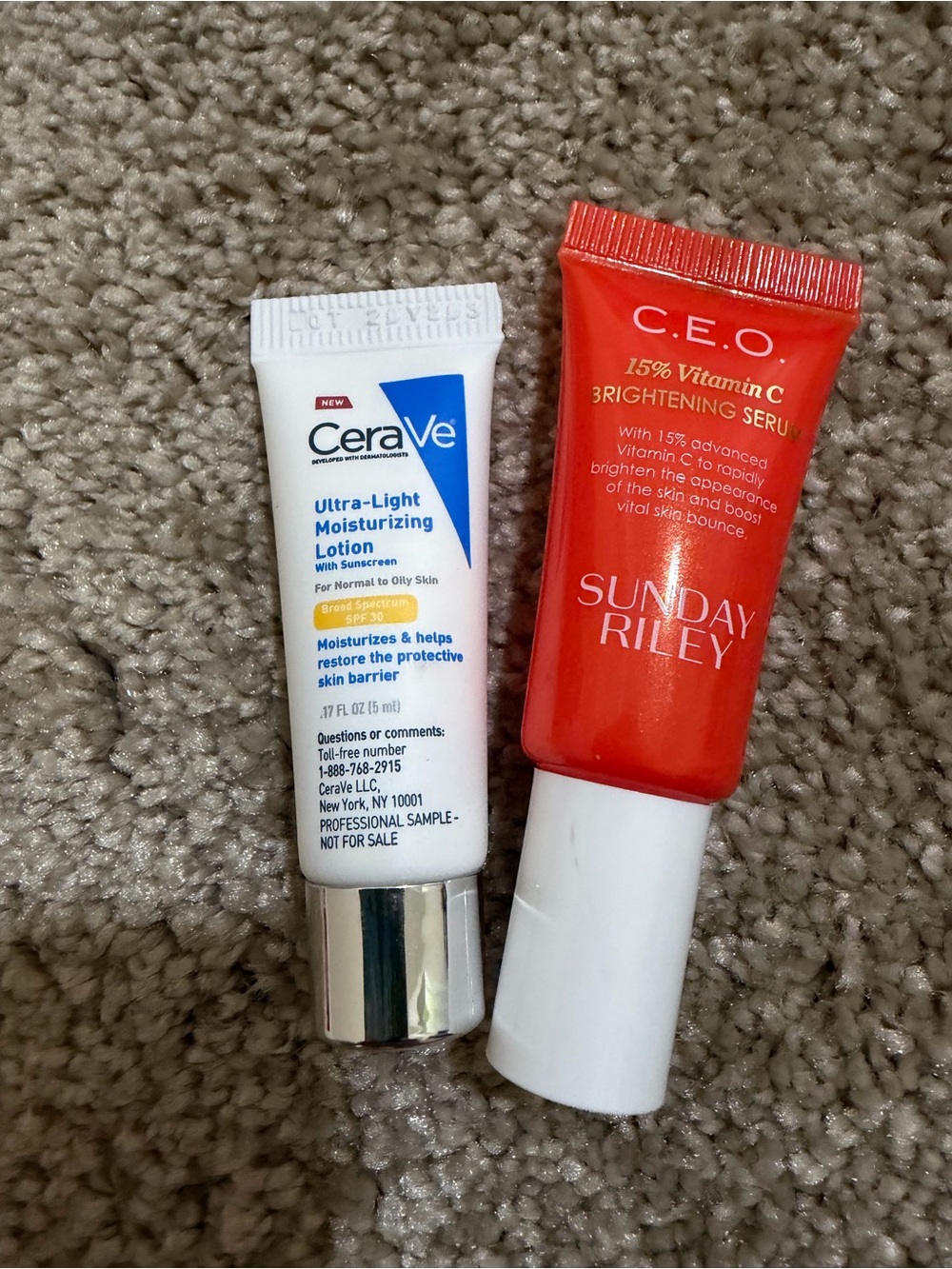 🌼 4/$13 - New 2 piece skincare set (sunday Riley CEO and CeraVe)